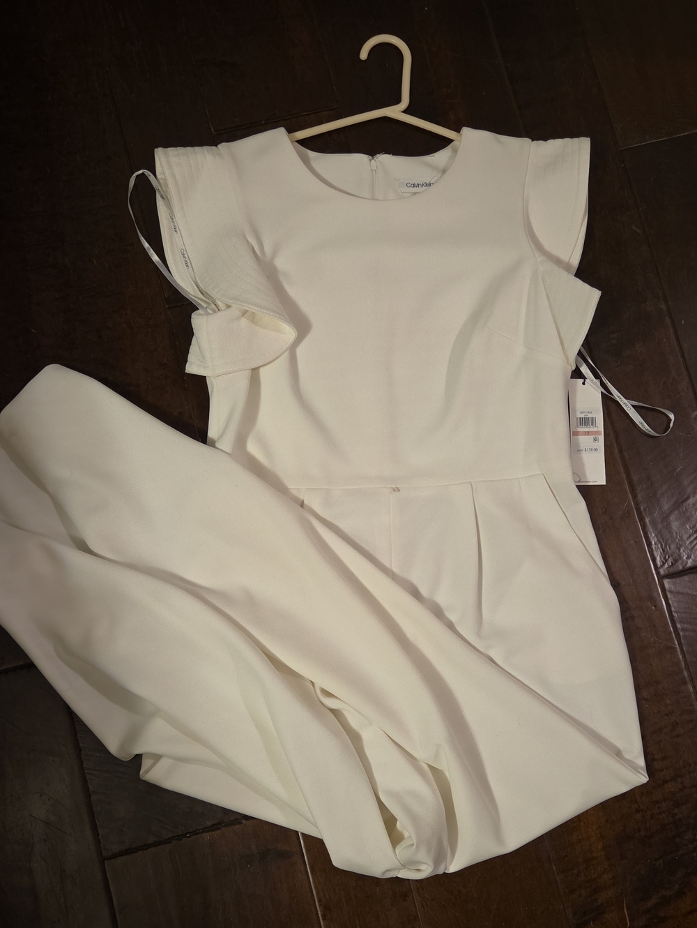 Calvin Klein White Jumpsuit